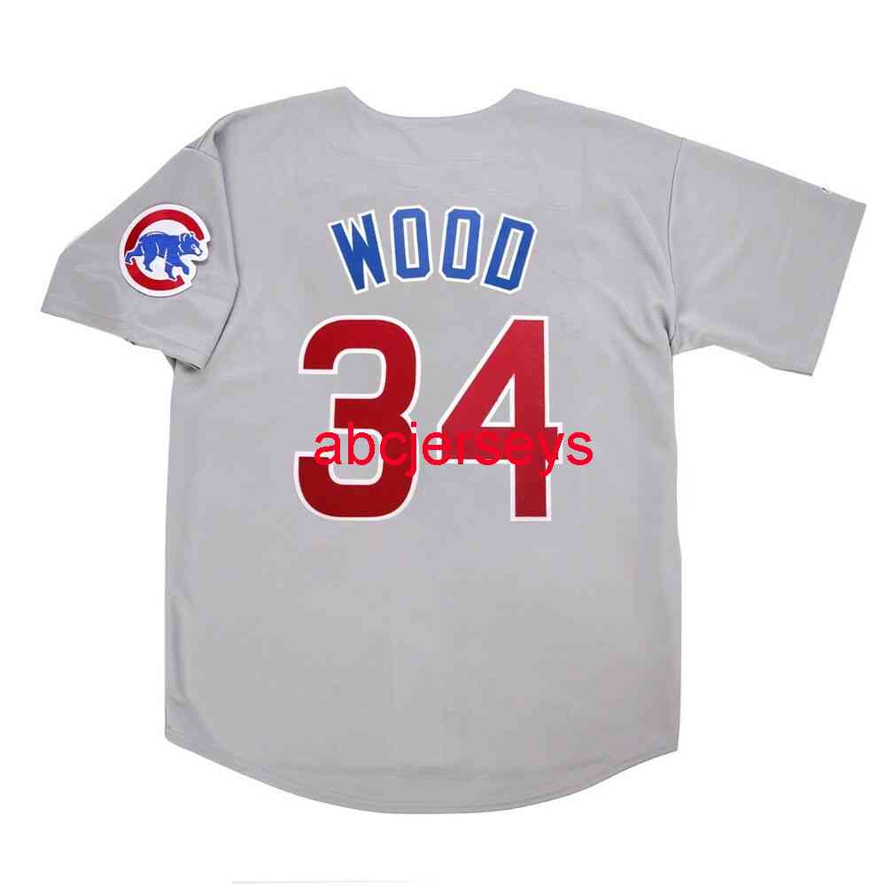 Custom sewing Kerry Wood Grey Road Jersey w/ Team Patch Men Women Youth Kids Baseball Jersey -6XL
Custom sewing Kerry Wood Grey Road Jersey w/ Team Patch Men Women Youth Kids Baseball Jersey -6XL