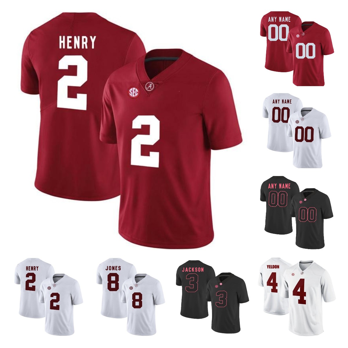 Alabama Crimson Tide Custom College Football Jersey 2 Jalen Hurts 3 Ridley Julio Jones Allen Cam Robinson 9 Bo Scarbrough OJ Howard Jerseys, Black;red
Alabama Crimson Tide Custom College Football Jersey 2 Jalen Hurts 3 Ridley Julio Jones Allen Cam Robinson 9 Bo Scarbrough OJ Howard Jerseys, Black;red