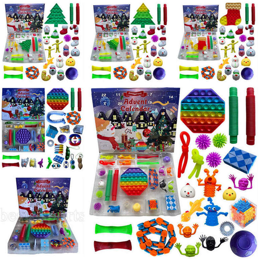 Stock 24pcs/Set Christmas Fidget Toy Xmas Countdown Calendar Blind Boxes Sensory Pack 5 Styles Advent Calendar Christmas Box ZZA3433
Stock 24pcs/Set Christmas Fidget Toy Xmas Countdown Calendar Blind Boxes Sensory Pack 5 Styles Advent Calendar Christmas Box ZZA3433