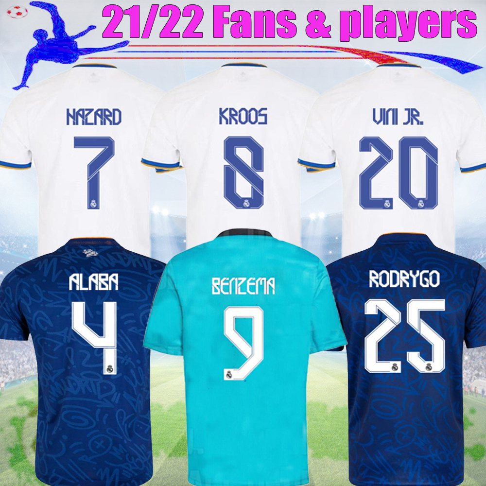 21 22 REAL MADRID MBAPPE soccer jerseys HAZARD ALABA BENZEMA VINI JR. 2021 2022 3RD KROOS Fans & players camiseta ISCO football jersey MODRIC shirt S-4XL, 21/22 3rd players
21 22 REAL MADRID MBAPPE soccer jerseys HAZARD ALABA BENZEMA VINI JR. 2021 2022 3RD KROOS Fans & players camiseta ISCO football jersey MODRIC shirt S-4XL, 21/22 3rd players