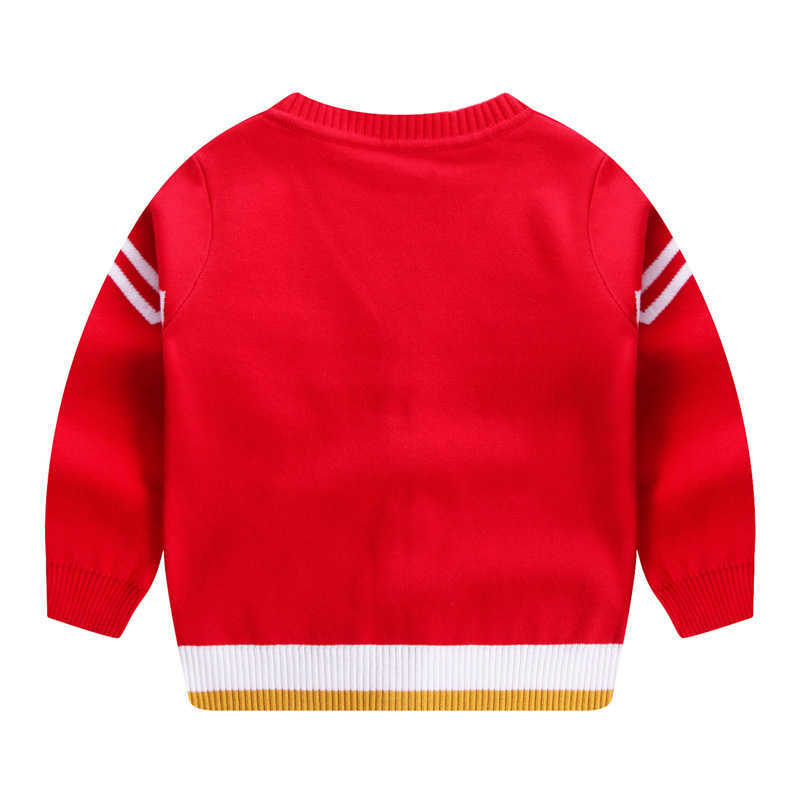 Autumn New V-neck Toddler Cardigan Sweater Rocket Top Kids Knitted Sweater Single Breasted Baby Boys Cardigan Sweaters Y1024