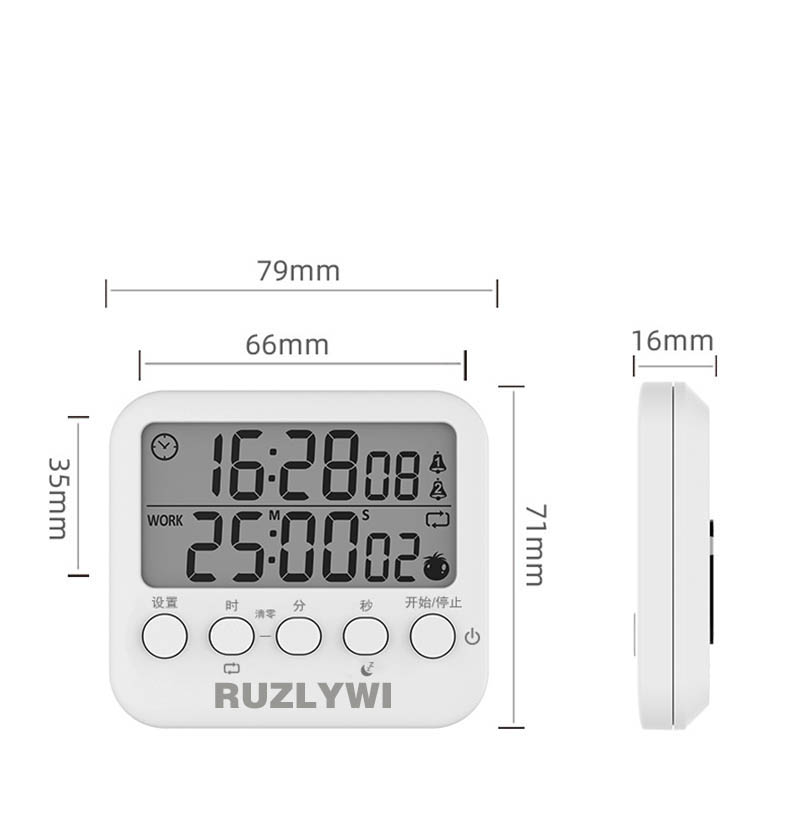 RUZLYWI reminder for students do questions can be silent to learn cute postgraduate entrance clock electronic countdown timer kitchen baking
RUZLYWI reminder for students do questions can be silent to learn cute postgraduate entrance clock electronic countdown timer kitchen baking