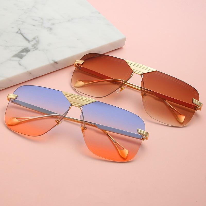 Sunglasses European And American Fashion Women's Metal Brand Design Frameless Glasses Retro Trend Men's Toad UV
Sunglasses European And American Fashion Women's Metal Brand Design Frameless Glasses Retro Trend Men's Toad UV