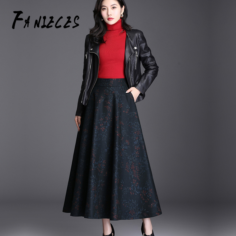 Women Skirts Winter Thick Spring Wool Blends Plaid Elegant Pleated Chic Girl Pocket Print Long Female faldas jupe femme 210520, 1jihe
Women Skirts Winter Thick Spring Wool Blends Plaid Elegant Pleated Chic Girl Pocket Print Long Female faldas jupe femme 210520, 1jihe
