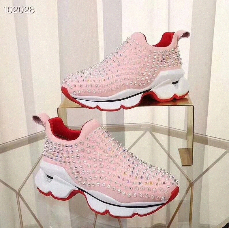 

2021 Top quality Red Bottom Designer shoes Spike Sock Donna Studded Spikes Sneakers Mens Womens Spike Training Shoe 36-45 Y86l#, I need look other product