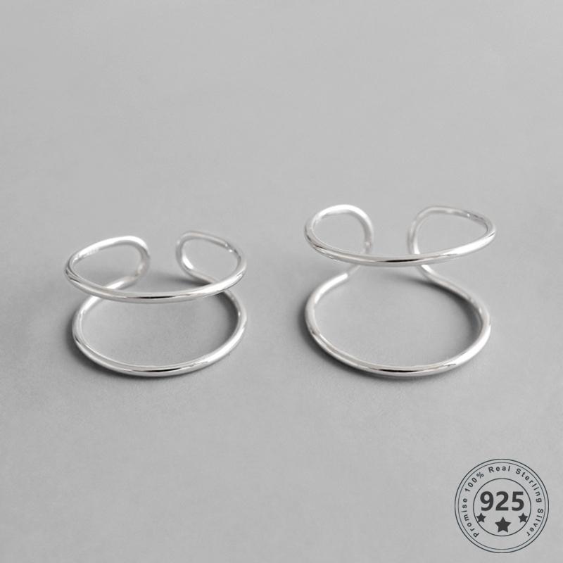 Cluster Rings LouLeur Real 925 Sterling Silver Double Lines Casual Geometric Simple Women Fashion Minimalism Jewelry Drop
Cluster Rings LouLeur Real 925 Sterling Silver Double Lines Casual Geometric Simple Women Fashion Minimalism Jewelry Drop