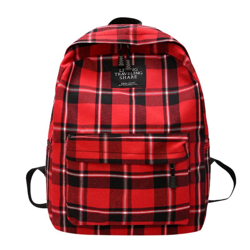Backpack Women Bag Female Student College Wind Plaid Canvas Travel 2021 Red Square Backpacks Packet
Backpack Women Bag Female Student College Wind Plaid Canvas Travel 2021 Red Square Backpacks Packet