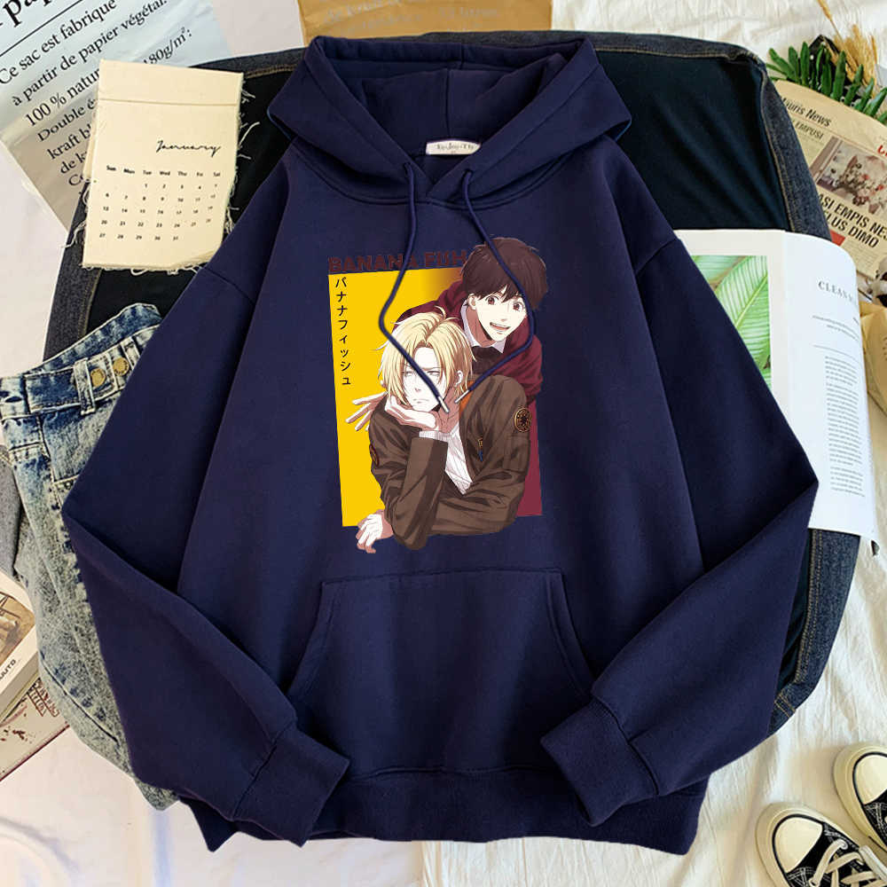 Anime Banana Fish Ash Lynx Hoodies Street Fashion Men Clothing Autumn Loose Warm Hooded Sweatshirts Comfortable Fleece Tracksuit Y0727, Black
Anime Banana Fish Ash Lynx Hoodies Street Fashion Men Clothing Autumn Loose Warm Hooded Sweatshirts Comfortable Fleece Tracksuit Y0727, Black