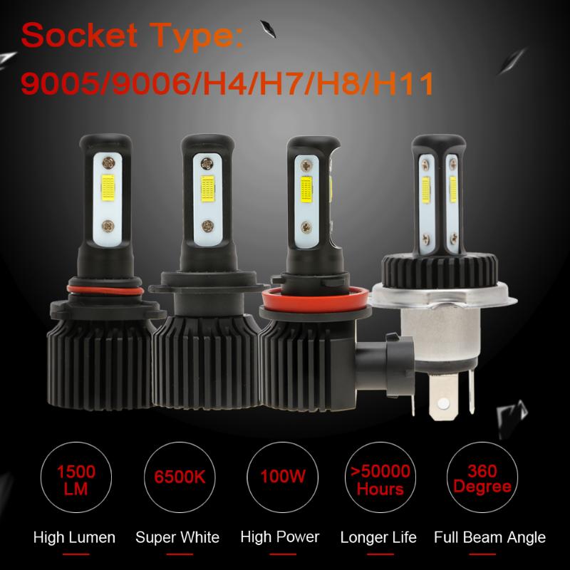 Car Headlights SENZEAL 2x CSP Led Canbus Auto Headlight Bulbs H7 H8 H11 H4 9005 9006 Superb Bright 10000Lm 100W 6500K Running Lamp
Car Headlights SENZEAL 2x CSP Led Canbus Auto Headlight Bulbs H7 H8 H11 H4 9005 9006 Superb Bright 10000Lm 100W 6500K Running Lamp