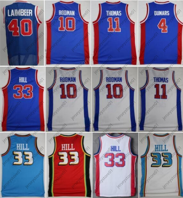 11 Isiah Thomas Jersey Men 40 Bill Laimbeer 10 Dennis Rodman Basketball Jerseys 4 Joe Dumars 33 Grant Hill Throwback Blue White, 11 white
11 Isiah Thomas Jersey Men 40 Bill Laimbeer 10 Dennis Rodman Basketball Jerseys 4 Joe Dumars 33 Grant Hill Throwback Blue White, 11 white