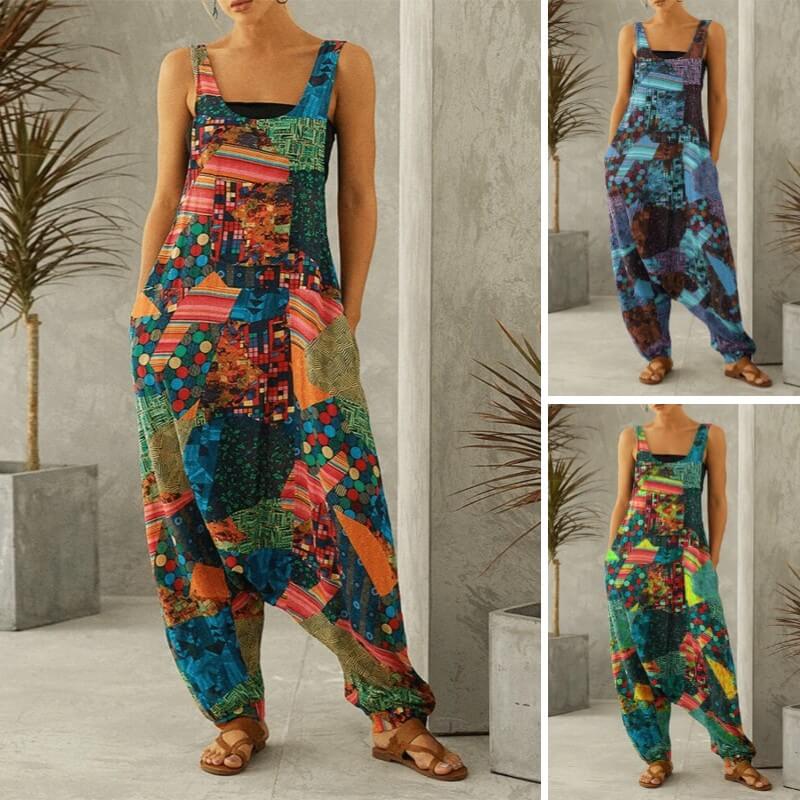 2021 Fashion Women Summer Harem Overall Jumpsuit Vintage Sleeveless Straps Trouser Jumpsuit Casual Rompers Jumpsuit For Women, Green-2
2021 Fashion Women Summer Harem Overall Jumpsuit Vintage Sleeveless Straps Trouser Jumpsuit Casual Rompers Jumpsuit For Women, Green-2