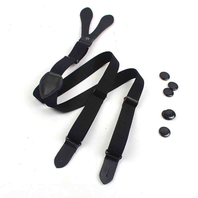 Arrival Men Women Black Y Shape Buttons Shoulder Strap Elastic Suspenders Unisex Adjustable Pants Braces Accessories