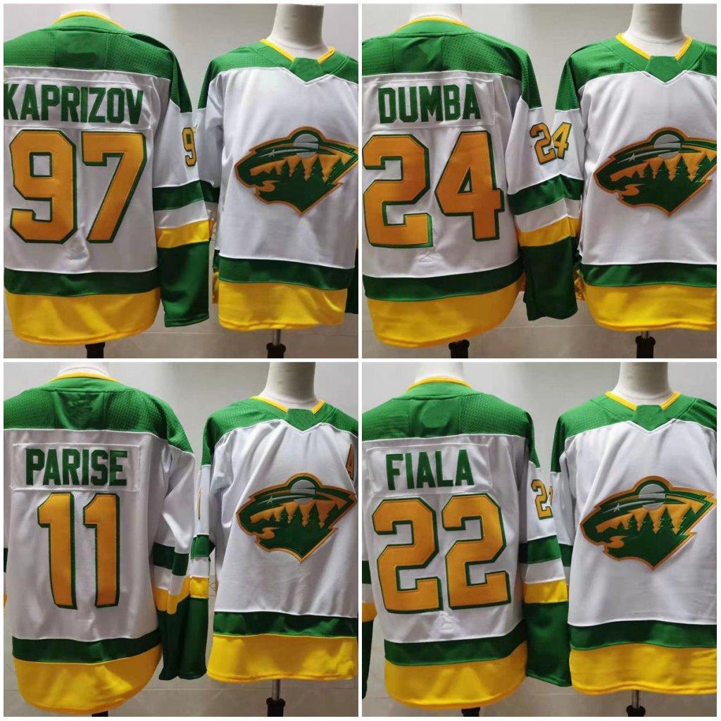 Minnesota Wild #97 Kirill Kaprizov White 2021 Reverse Retro Jersey Matt Dunbar Zach Parise Kevin Fiala Ryan Suter Cam Talbot Hockey Jerseys, Black;red
Minnesota Wild #97 Kirill Kaprizov White 2021 Reverse Retro Jersey Matt Dunbar Zach Parise Kevin Fiala Ryan Suter Cam Talbot Hockey Jerseys, Black;red