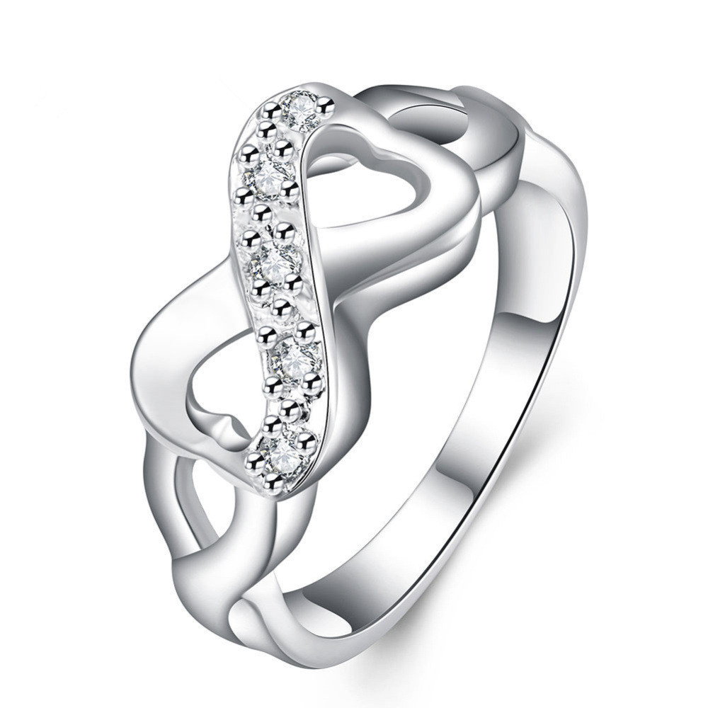 Beautiful Charm Silver Color Crystal Rings For Women Lady Wedding Heart Design Jewelry Pretty Nice Gifts
Beautiful Charm Silver Color Crystal Rings For Women Lady Wedding Heart Design Jewelry Pretty Nice Gifts