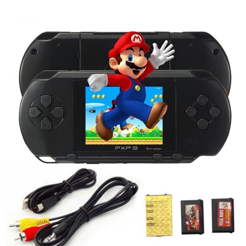 Portable Game Players 3inch 16Bit Retro PXP3 Slim Station Video Handheld Players+2pcs Console+built-in 150 +Cable
Portable Game Players 3inch 16Bit Retro PXP3 Slim Station Video Handheld Players+2pcs Console+built-in 150 +Cable