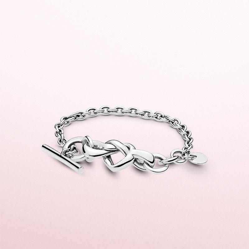 Fashion New Product 925 Sterling Silver Bracelet Original Box Pandora Knot Jewelry Luxury Male and Female Married Couple Designer Exquisite Gift
Fashion New Product 925 Sterling Silver Bracelet Original Box Pandora Knot Jewelry Luxury Male and Female Married Couple Designer Exquisite Gift
