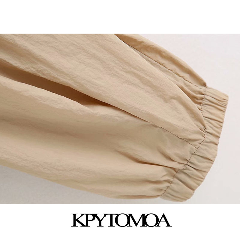 Women Chic Fashion High Waisted Cozy Pants Zipper Fly Elastic Hem Female Ankle Trousers Pantalones Mujer 210420