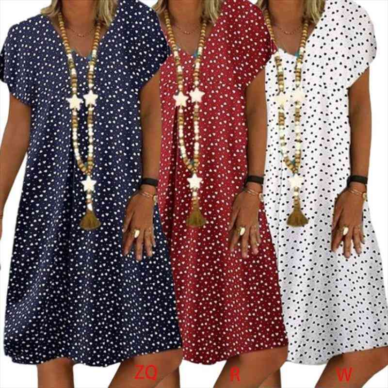 summer short sleeve v-neck loose womens dresses midi heart printed sundress s-5xl f3md, Black;gray
summer short sleeve v-neck loose womens dresses midi heart printed sundress s-5xl f3md, Black;gray