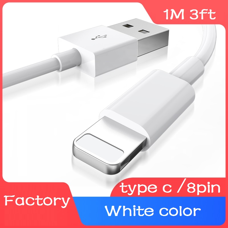 Lightning Usb Cable 1M 3Ft OD3.0 Type c USB-C Micro Cables For IPhone x xr 11 12 13 Samsung Lg android phone, White
Lightning Usb Cable 1M 3Ft OD3.0 Type c USB-C Micro Cables For IPhone x xr 11 12 13 Samsung Lg android phone, White