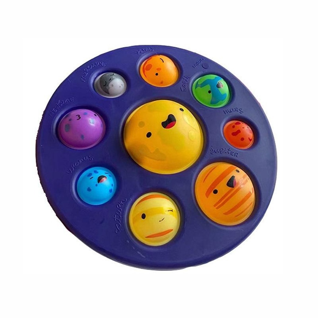 2021 Newest Simple Dimple Sensory Fidget Toys Simulation Planet Antistress Squeeze Relief Stress Anxiety Toy For Kids Chidren Gift DHL