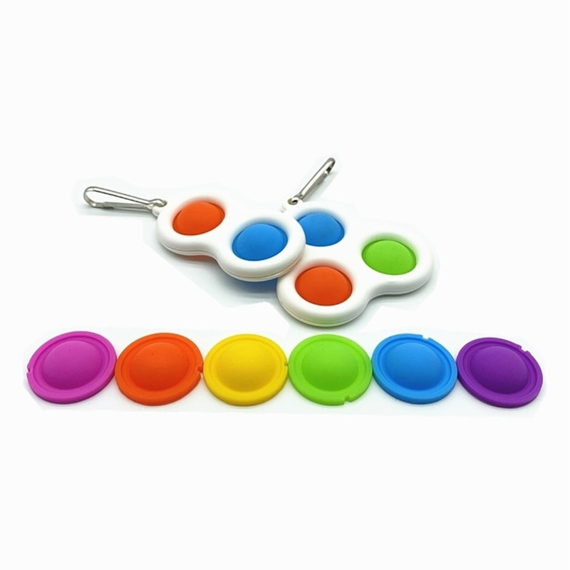2 3 Balls Keychain Push Bubble Fidget Sensory Toy Key Ring Autism Special Needs Stress Reliever Simple Dimple Key Chain Pendent H31KP48
2 3 Balls Keychain Push Bubble Fidget Sensory Toy Key Ring Autism Special Needs Stress Reliever Simple Dimple Key Chain Pendent H31KP48