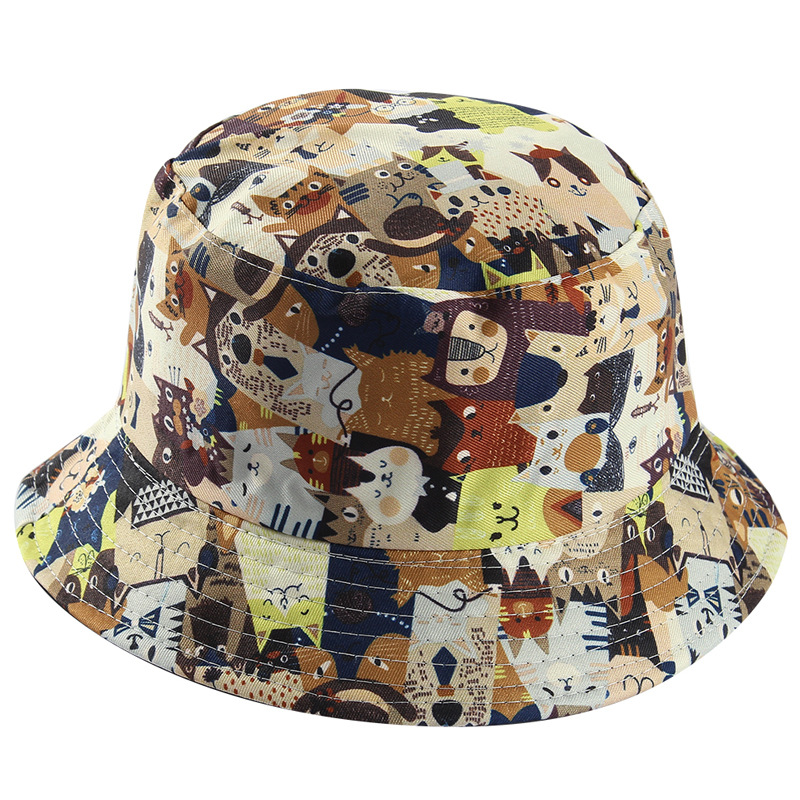 Hats & Caps Japanese Style Adorable Double-Sided Wear Cartoon Cat Printed Female Bucket Hat Male Hip Hop Outdoor Travel Art No. 1, Coffee color
Hats & Caps Japanese Style Adorable Double-Sided Wear Cartoon Cat Printed Female Bucket Hat Male Hip Hop Outdoor Travel Art No. 1, Coffee color