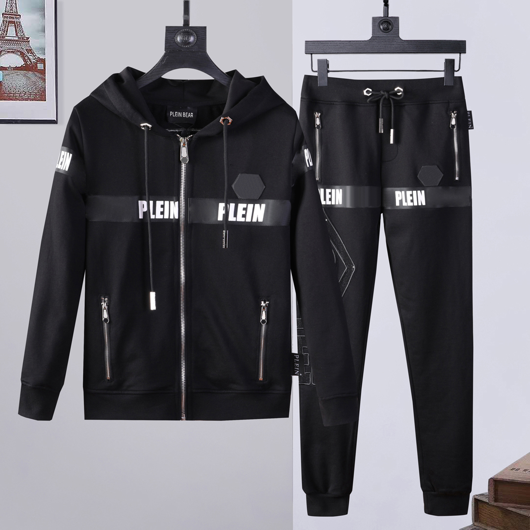 PLEIN BEAR Mens HOODIE JACKET TROUSERS CRYSTAL SKULL Tracksuit Men Hoodies Casual Tracksuits Jogger Jackets Pants Sets Sporting Suit 74162, Black
PLEIN BEAR Mens HOODIE JACKET TROUSERS CRYSTAL SKULL Tracksuit Men Hoodies Casual Tracksuits Jogger Jackets Pants Sets Sporting Suit 74162, Black