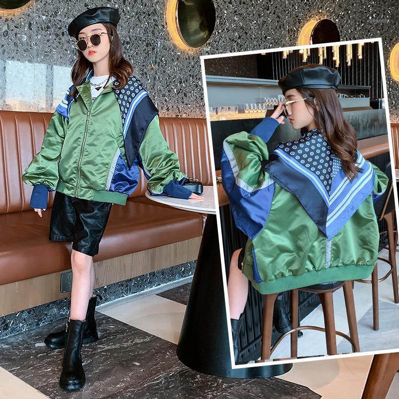 Jackets Spring And Autumn Girls Fashion Jacket Youth Long Sleeve Casual Zipper Cardigan Girl Green Khaki Trendy Cool Loose Sports Top, Blue;gray
Jackets Spring And Autumn Girls Fashion Jacket Youth Long Sleeve Casual Zipper Cardigan Girl Green Khaki Trendy Cool Loose Sports Top, Blue;gray