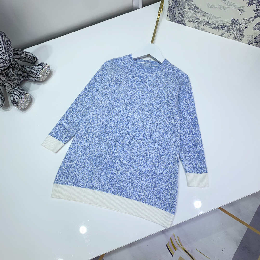 designer kids pullover childrens sweater skirt autumn clothing for girls A yarn dress -150 size, Blue
designer kids pullover childrens sweater skirt autumn clothing for girls A yarn dress -150 size, Blue