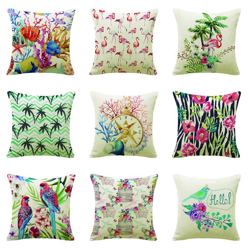 Forest Flower Bird Cushion Cover Cotton Linen Home 45cm*45cm Decorative Geometric Pillow For Sofa Pillowcase Cushion/Decorative
Forest Flower Bird Cushion Cover Cotton Linen Home 45cm*45cm Decorative Geometric Pillow For Sofa Pillowcase Cushion/Decorative