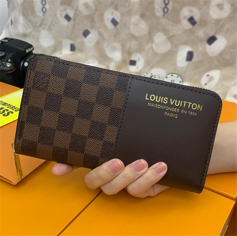 Fashion LOUIS Purse VITTON Zipper Wallets Women Men genuine leather Long print letters Wallet coin purse Bag, White;black
Fashion LOUIS Purse VITTON Zipper Wallets Women Men genuine leather Long print letters Wallet coin purse Bag, White;black