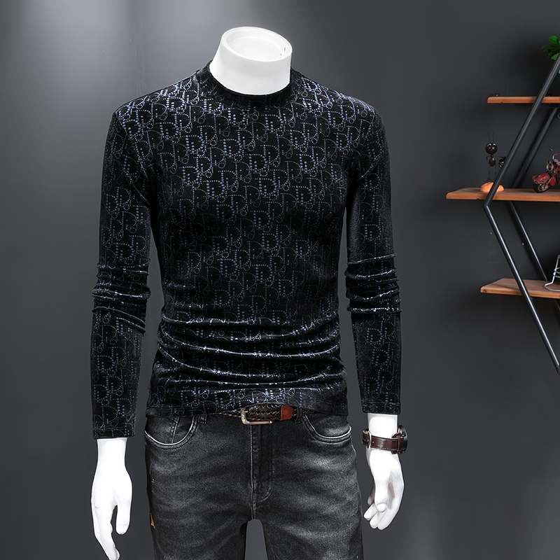 High-end fashion men's tops long-sleeved T-shirts autumn 2022 gold velvet ins embroidery printing youth handsome bottoming shirts
High-end fashion men's tops long-sleeved T-shirts autumn 2022 gold velvet ins embroidery printing youth handsome bottoming shirts