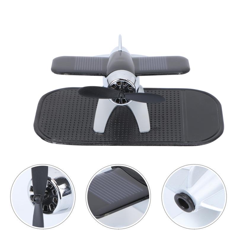 Interior Decorations Car Styling Airplane Decoration Non-slip Mat Alloy Solar Energy Rotate Aircraft Dashboard (Silver Color
Interior Decorations Car Styling Airplane Decoration Non-slip Mat Alloy Solar Energy Rotate Aircraft Dashboard (Silver Color