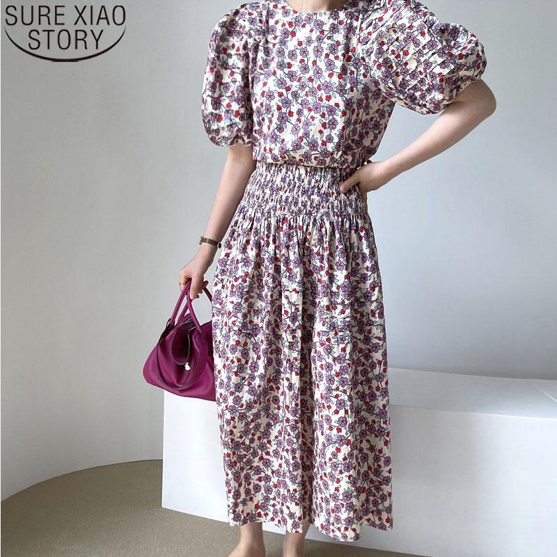 Casual Dresses Sweet 2022 Summer Women Long Dress Floral Puff Sleeve O-Neck Vintage High Waist Office Lady Vestido 14528, Black;gray
Casual Dresses Sweet 2022 Summer Women Long Dress Floral Puff Sleeve O-Neck Vintage High Waist Office Lady Vestido 14528, Black;gray