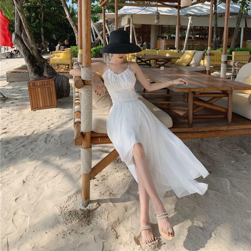 Casual Dresses 2021 White Women Dress Backless Beach Summer Sexy V Neck Sleeveless Vestidos Women' Clothing Vestido Verano Mujer WPY2507
Casual Dresses 2021 White Women Dress Backless Beach Summer Sexy V Neck Sleeveless Vestidos Women' Clothing Vestido Verano Mujer WPY2507