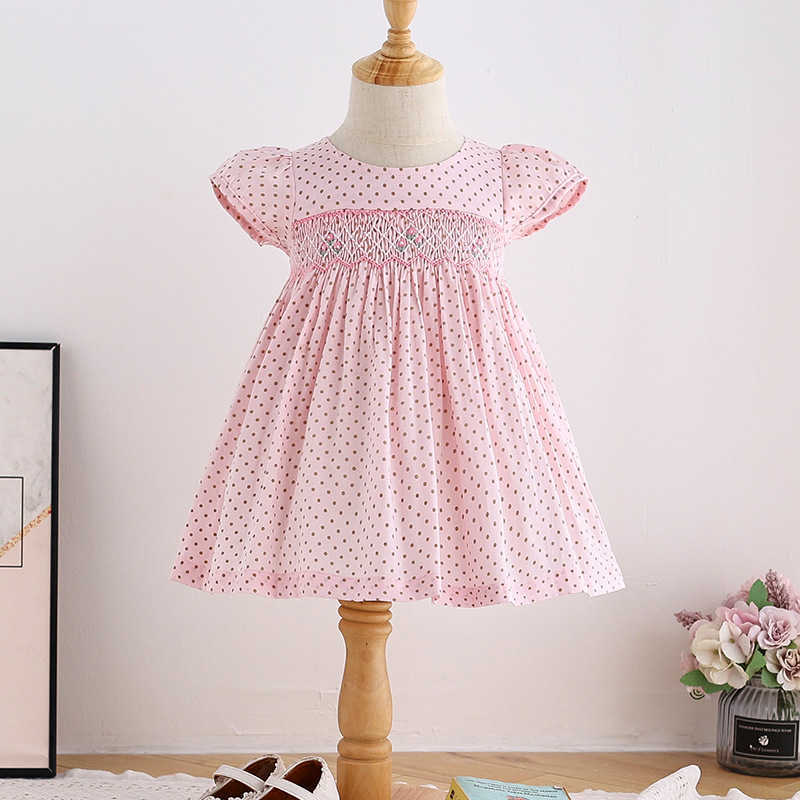 Children Spanish Dresses Girls Hand Made Smocked Dress Baby Girl Smocking Embroidery Clothes Toddler Vestidos Infant Gown 210615, Pink
Children Spanish Dresses Girls Hand Made Smocked Dress Baby Girl Smocking Embroidery Clothes Toddler Vestidos Infant Gown 210615, Pink