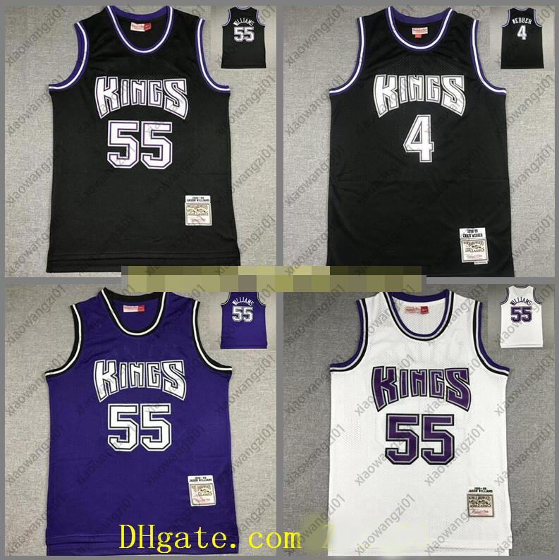 Retro Men basketball SacramentoCity Team Chris 4 Webber Jason 55 Williams Mitchell&Ness black blue 1998-99 Hardwoods Classic Jersey
Retro Men basketball SacramentoCity Team Chris 4 Webber Jason 55 Williams Mitchell&Ness black blue 1998-99 Hardwoods Classic Jersey