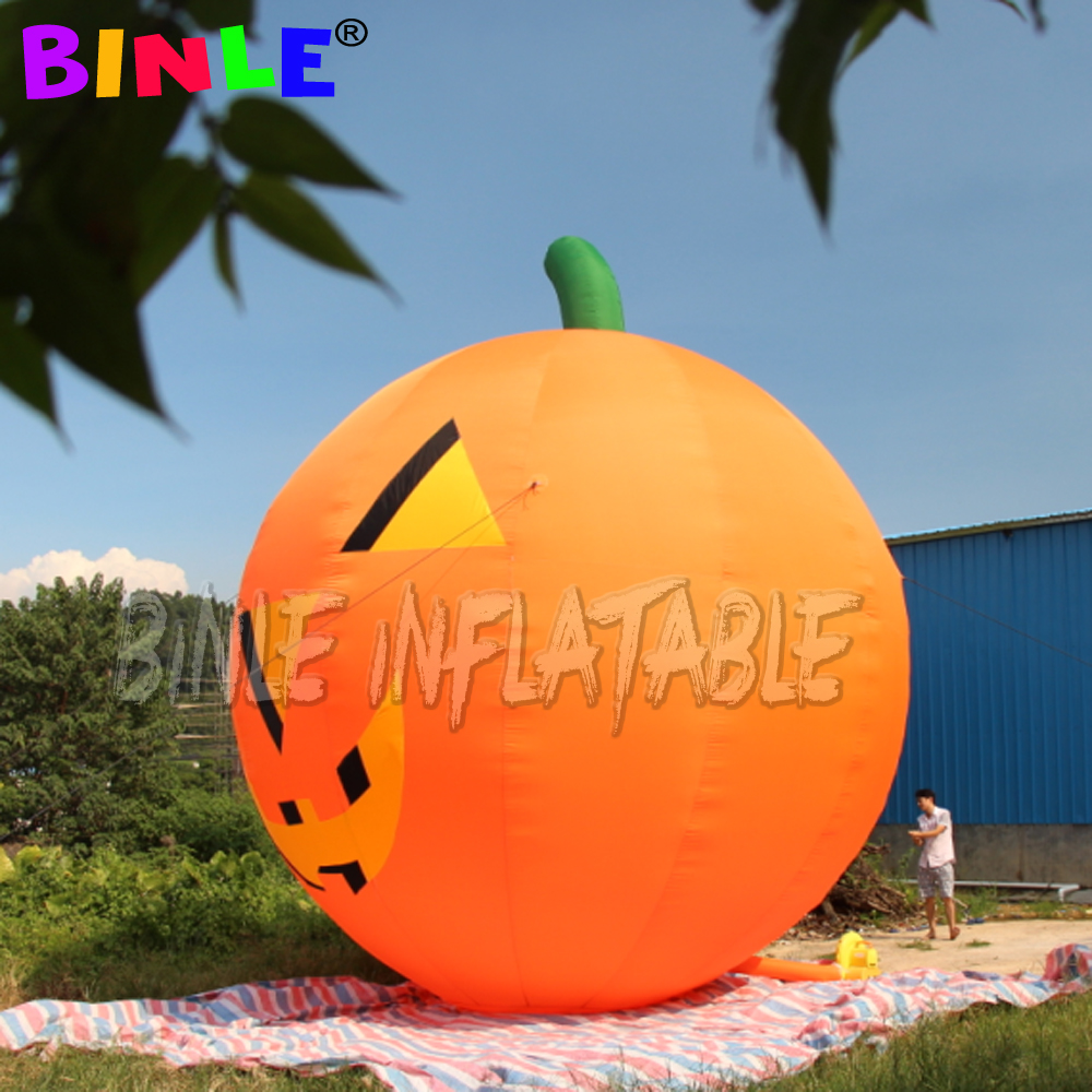 Outdoor giant inflatable pumpkin halloween decoration for event promotional