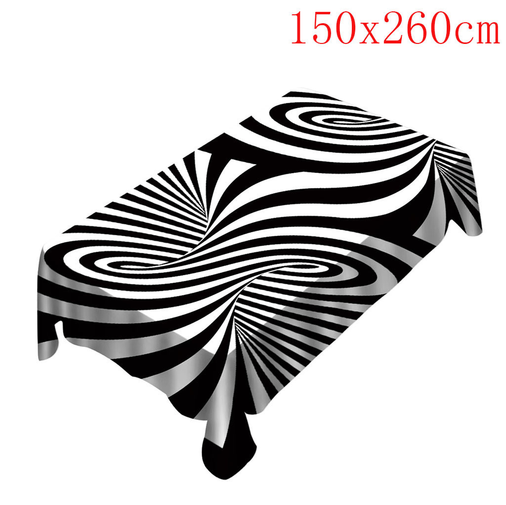 rectangular table Manteles 3d fingerprint digital table cloth rectangular tea table cover dinner decoration of the house washing machine