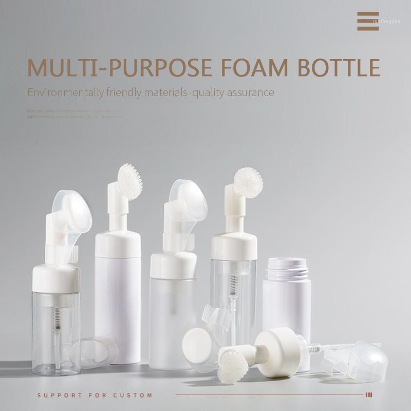 Storage Bottles & Jars Push-type Sub-bottle Silicone Brush Head Foam Bottle Refillable Mousse Cleanser Cosmetic Portable Liquid Tool
Storage Bottles & Jars Push-type Sub-bottle Silicone Brush Head Foam Bottle Refillable Mousse Cleanser Cosmetic Portable Liquid Tool
