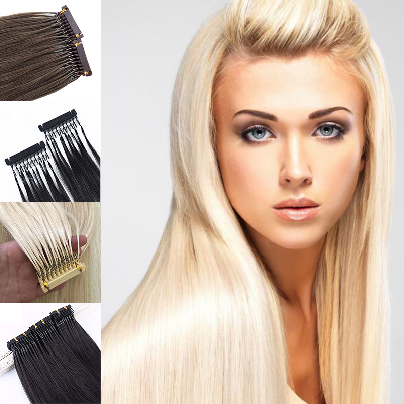 2021 virgin Remy 6D hair extensions natural black brown blonde human 0.5g/strand 300s/lot от DHgate WW