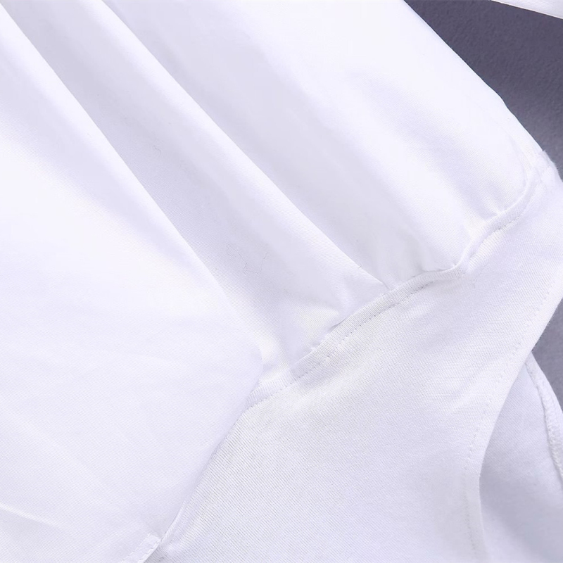 Casual Woman White Oversized Shirt Bodysuits Spring Fashion Ladies Loose Soft BodySuits Female Sexy Streetwear Shirts 210515