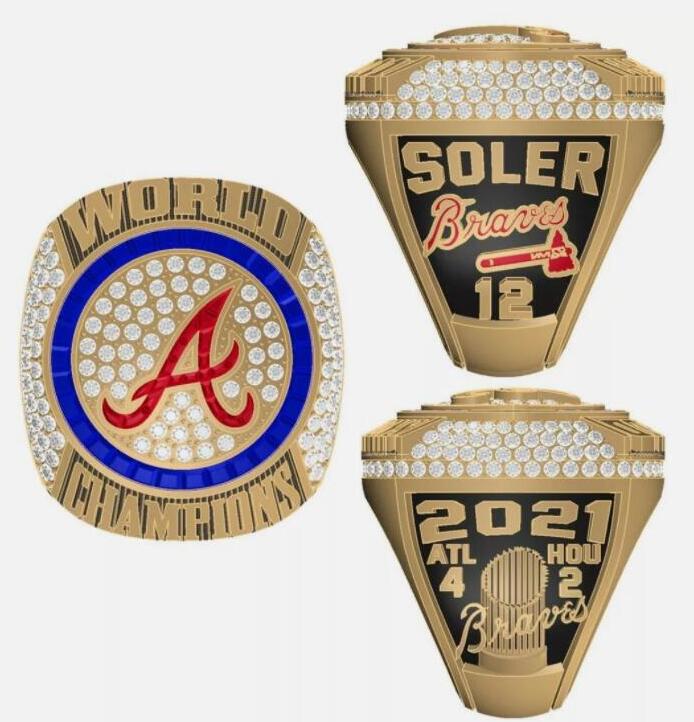 2020 2021 season Atlanta Brave baseball world Championship Ring Fan Men Gift Champions Team Souvenir
2020 2021 season Atlanta Brave baseball world Championship Ring Fan Men Gift Champions Team Souvenir