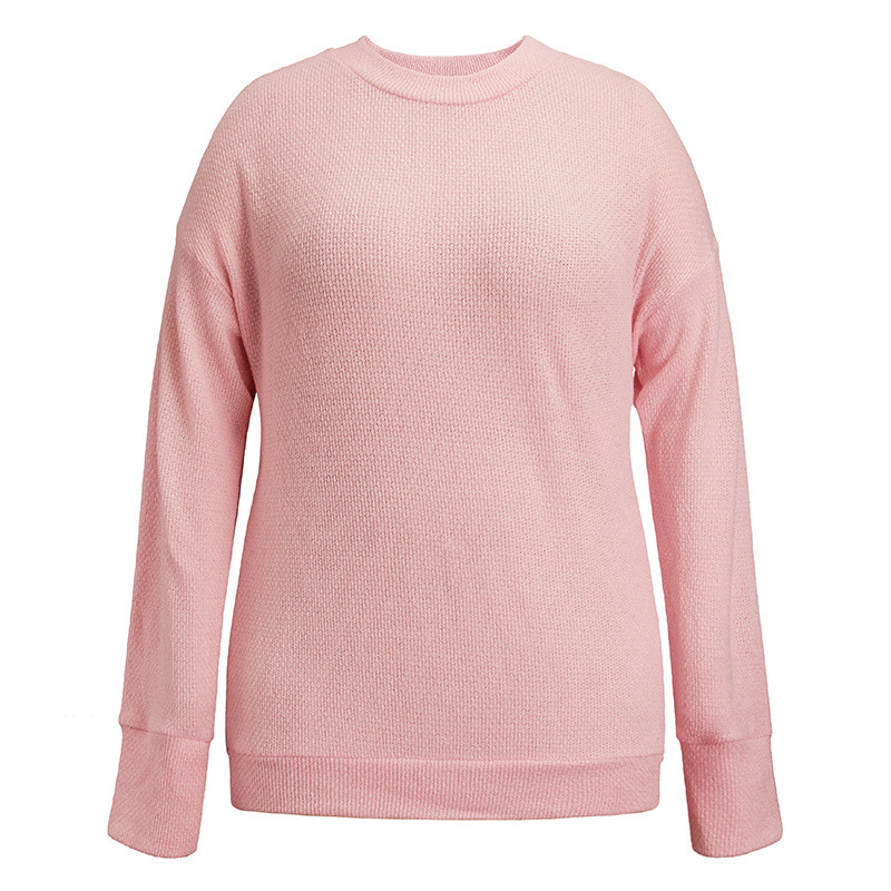 2021 Autumn And Winter New Solid Color Classic Round Neck Sweater Loose Long-Sleeved Top, White;black
2021 Autumn And Winter New Solid Color Classic Round Neck Sweater Loose Long-Sleeved Top, White;black