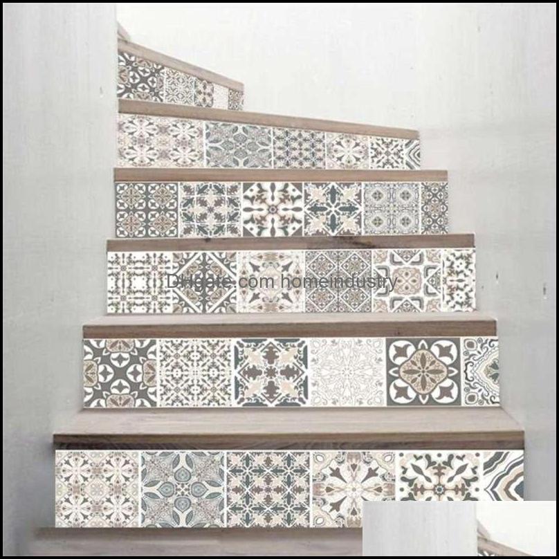 Stickers Décor Home & Garden6Pcs/Set 3D Mandala Flower Staircase Stair Riser Floor Sticker Self Adhesive Diy Stairway Waterproof Pvc Wall De
Stickers Décor Home & Garden6Pcs/Set 3D Mandala Flower Staircase Stair Riser Floor Sticker Self Adhesive Diy Stairway Waterproof Pvc Wall De