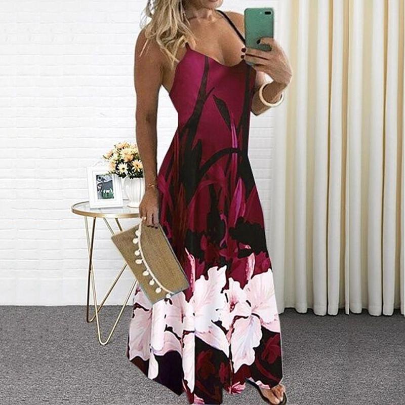 Casual Dresses Maxi Dress For Ladies Plus Size Fashion Women's Print V-neck Body Building Sleeveless Sling Leisure Vestido, Black;gray
Casual Dresses Maxi Dress For Ladies Plus Size Fashion Women's Print V-neck Body Building Sleeveless Sling Leisure Vestido, Black;gray