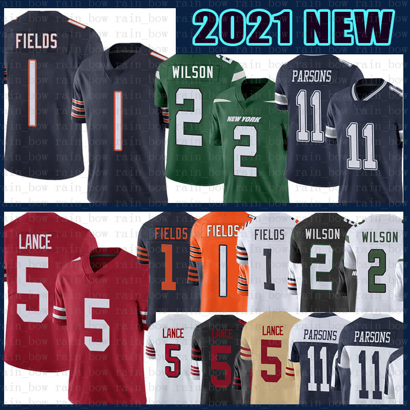 1 Justin Fields 5 Trey Lance 2 Zach Wilson 11 Micah Parsons Football Jersey Men's 2021 Chicago Bear Dallas Cowboy San New Francisco 49ers York Jet
1 Justin Fields 5 Trey Lance 2 Zach Wilson 11 Micah Parsons Football Jersey Men's 2021 Chicago Bear Dallas Cowboy San New Francisco 49ers York Jet