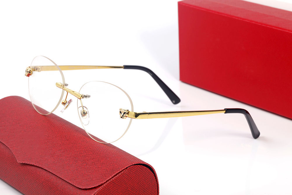 Sunglasses for Women Men fashion Leopard head cratch proof Metal Round eyewear accessories radiation protection frame simple top high quality classic glasses
Sunglasses for Women Men fashion Leopard head cratch proof Metal Round eyewear accessories radiation protection frame simple top high quality classic glasses