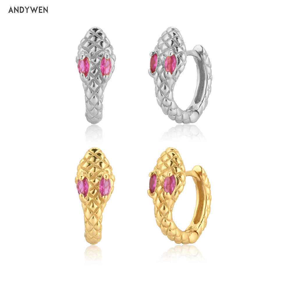 ANDYWEN 925 Sterling Silver Rose Red Zircon Pave Eye Drop Earring Fashion Piercing Luxury CZ Wedding Party Jewelry For Women 210608
ANDYWEN 925 Sterling Silver Rose Red Zircon Pave Eye Drop Earring Fashion Piercing Luxury CZ Wedding Party Jewelry For Women 210608