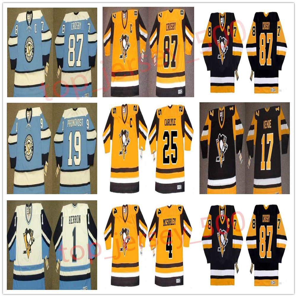 Vintage Pittsburgh Penguins Jerseys 17 RICK KEHOE 1 DENIS HERRON 19 JEAN PRONOVOST 10 PIERRE LAROUCHE 25 CARLYLE 4 Burrows CCM Custom Hockey, As shown in illustration
Vintage Pittsburgh Penguins Jerseys 17 RICK KEHOE 1 DENIS HERRON 19 JEAN PRONOVOST 10 PIERRE LAROUCHE 25 CARLYLE 4 Burrows CCM Custom Hockey, As shown in illustration